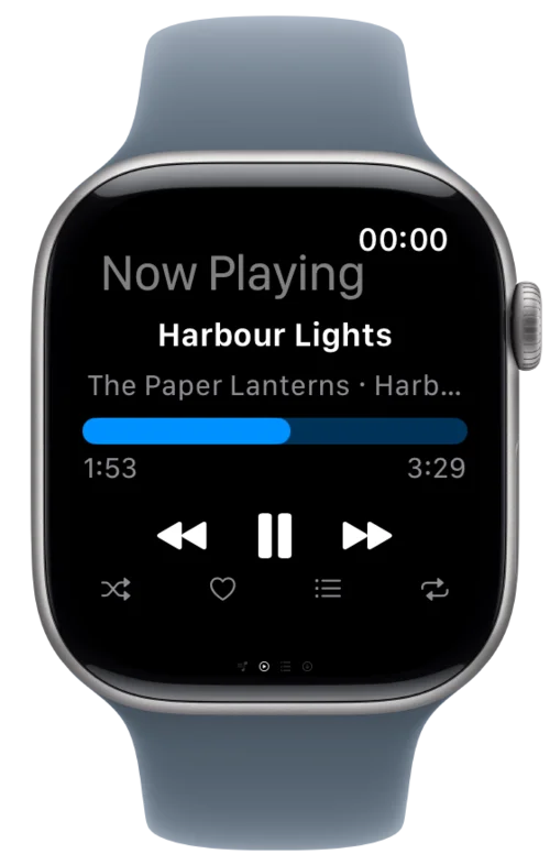 Dromify Now Playing on Apple Watch